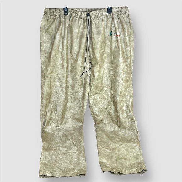 Frogg Toggs Rain Pants Mens XXL Tan Polypropylene Packable Lightweight Elastic - Picture 1 of 14